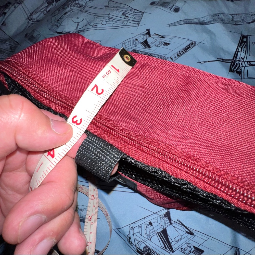 Samsonite Red Toiletry Bag with Black Accents - Picture 7 of 7